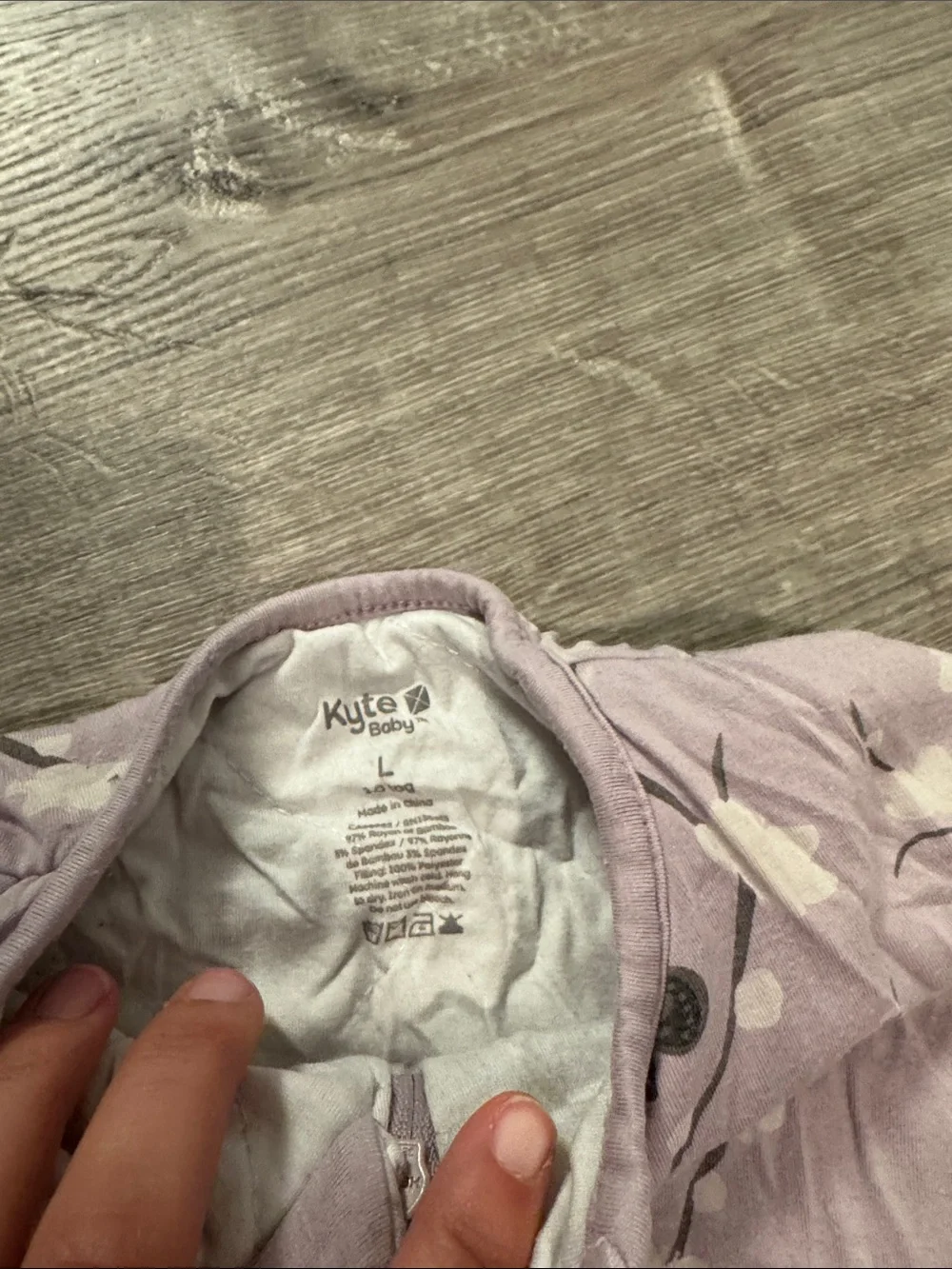 Kyte BABY Lilac Floral & Butterfly Sleep Sack